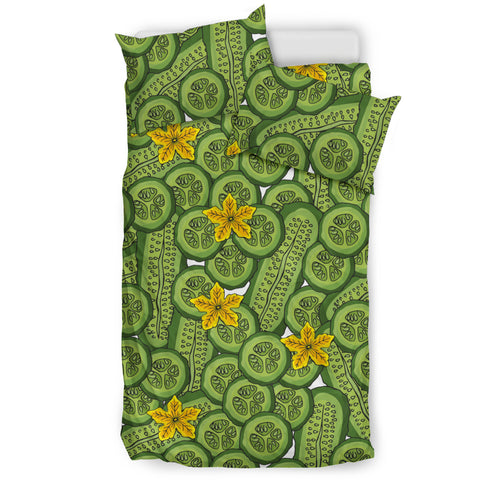 Cucumber Pattern Theme Bedding Set