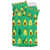 Cute Avocado Pattern Bedding Set