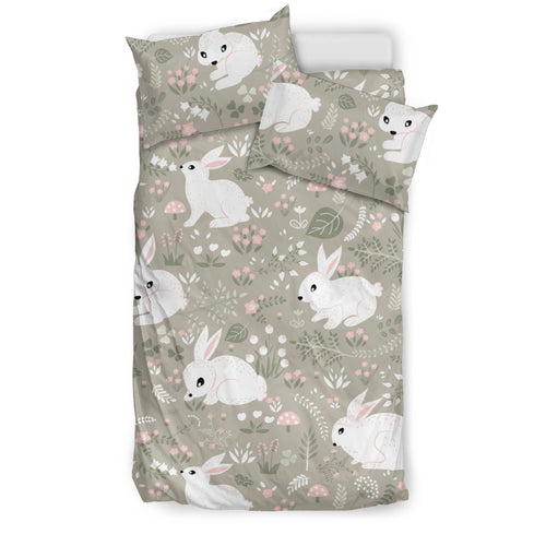 Cute Rabbit Pattern Bedding Set