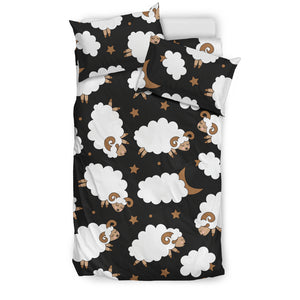 Cute Sheep Pattern Bedding Set