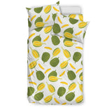 Durian Pattern Background Bedding Set