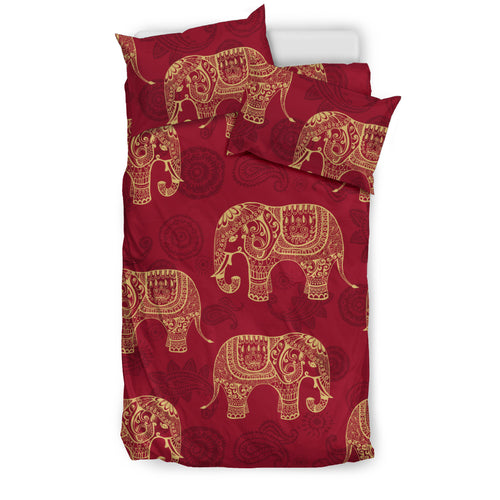 Elephant Tribal Pattern Bedding Set