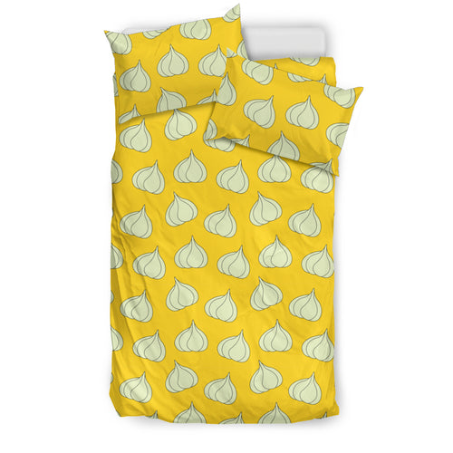 Garlic Pattern Yellow background Bedding Set