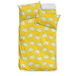 Garlic Pattern Yellow background Bedding Set