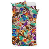 Halloween Candy Pattern Bedding Set