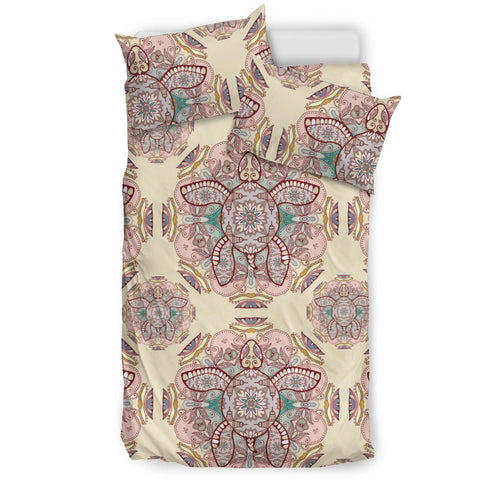 Sea Turtle Tribal Pattern Bedding Set