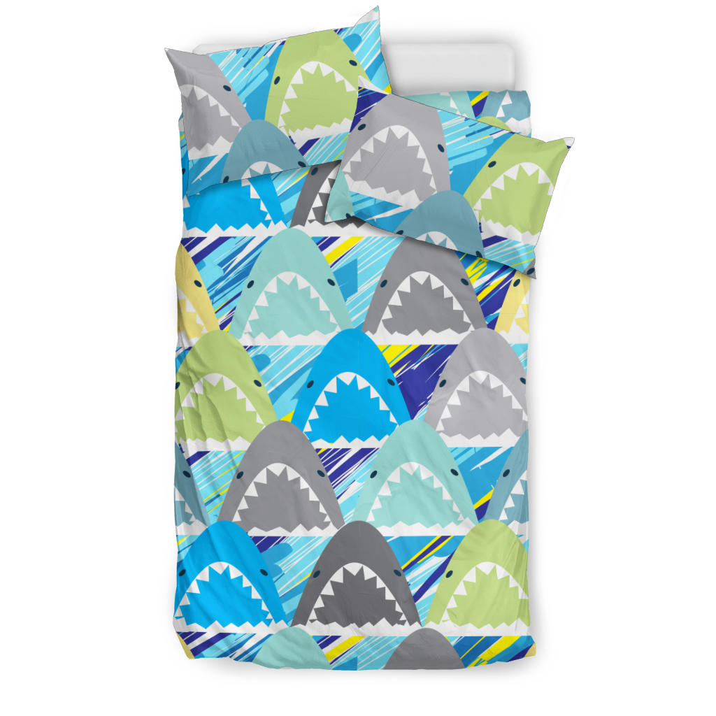 Shark Head Pattern Bedding Set