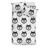 Siberian Husky Pattern Bedding Set