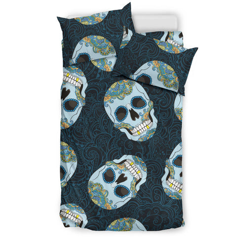 Suger Skull Pattern Bedding Set