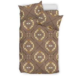 Traditional Boomerang Aboriginal Pattern Bedding Set