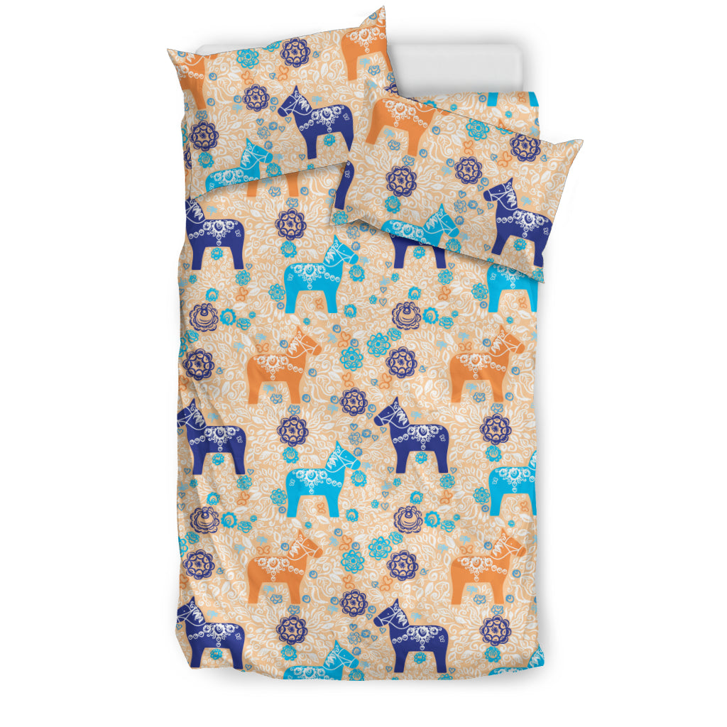 Cute Horse Pattern Bedding Set