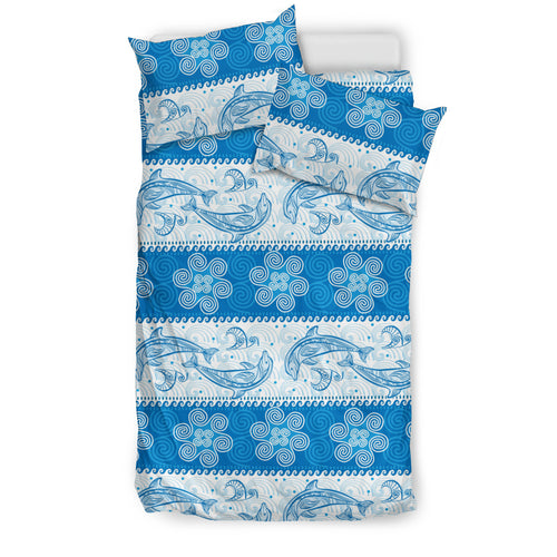 Dolphin Tribal Pattern Bedding Set