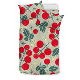 Hand Drawn Tomato Pattern Bedding Set