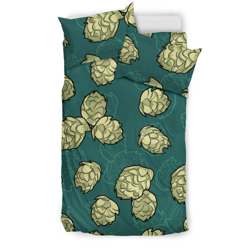 Hop Pattern Background Bedding Set