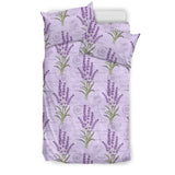 Lavender Pattern Background Bedding Set