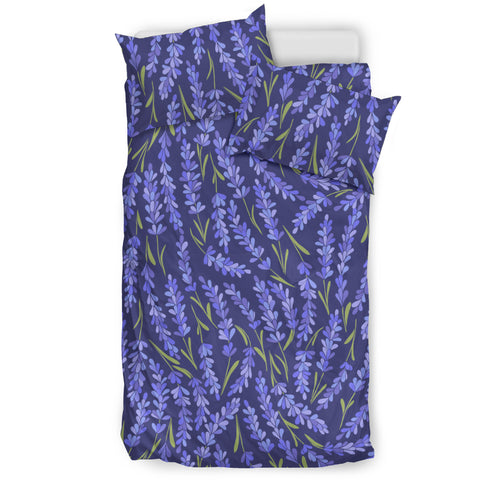 Lavender Theme Pattern Bedding Set