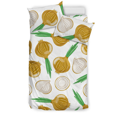 Onion Pattern Background Bedding Set