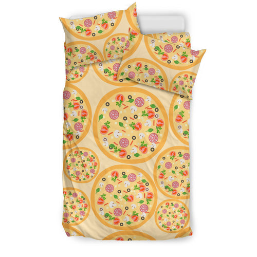 Pizza Theme Pattern Bedding Set