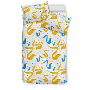 Saxophone Pattern Bedding Set