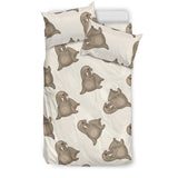 Sea Lion Pattern Bedding Set