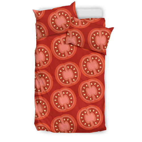 Sliced Tomato Pattern Bedding Set