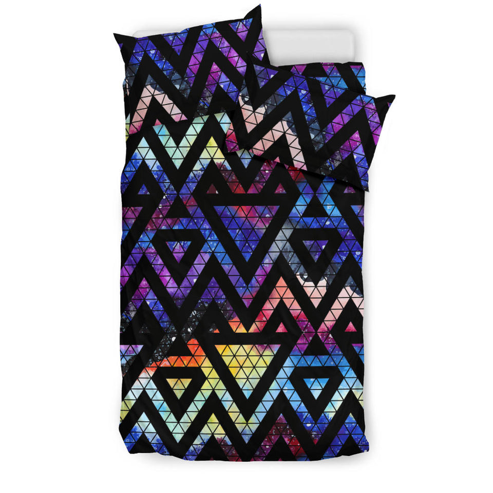 Space Colorful Tribal Galaxy Pattern Bedding Set