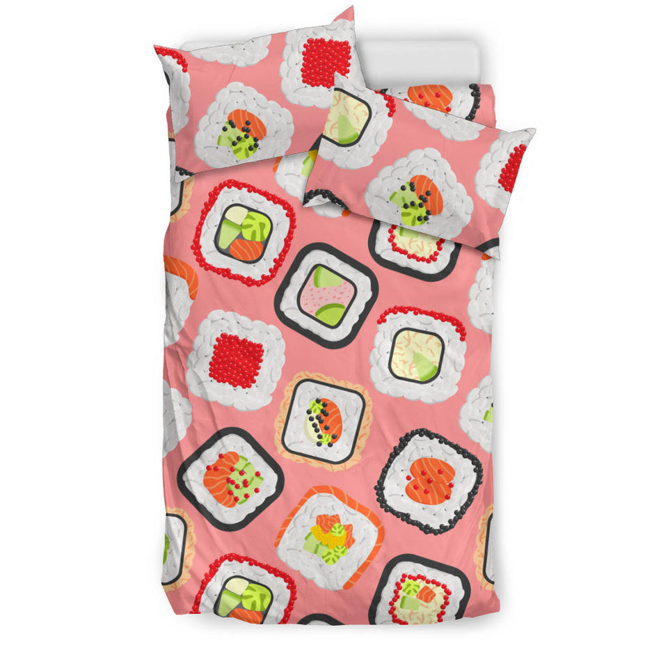 Sushi Roll Pattern Bedding Set