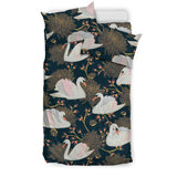 Swan Pattern Bedding Set