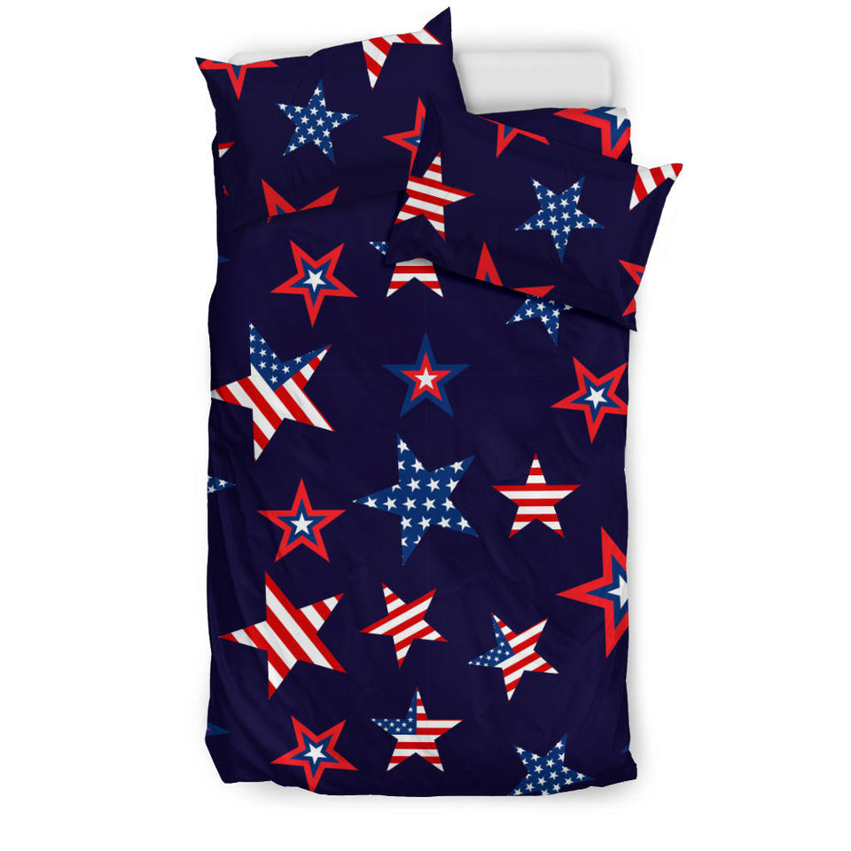 USA Star Pattern Theme Bedding Set