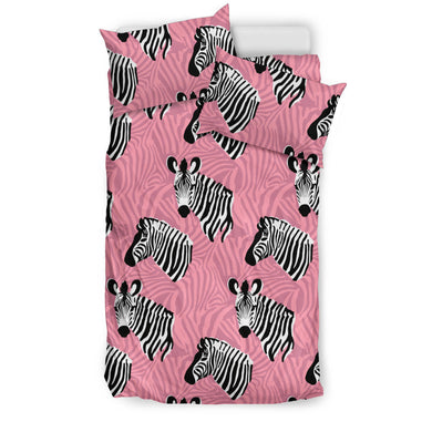 Zebra Head Pattern Bedding Set