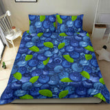 Blueberry Pattern Background Bedding Set Pillow