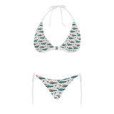 Whale Jelly Fish Pattern Sexy Bikinis Two-Pieces Swimsuits
