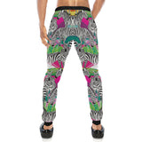 Zebra Colorful Pattern Unisex Casual Sweatpants