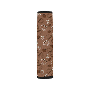 Coffee Cup and Coffe Bean Pattern Car Seat Belt Cover