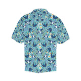 Swallow Pattern Print Design 05 Men's All Over Print Hawaiian Shirt (Model T58)
