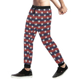 USA Star Pattern Background Unisex Casual Sweatpants