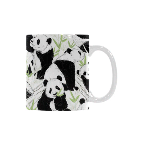 Panda Pattern Classical White Mug (FulFilled In US)