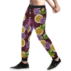 Passion Fruit Sliced Pattern Unisex Casual Sweatpants