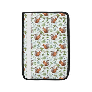 Squirrel Pattern Print Design 02 Car Seat Belt Cover