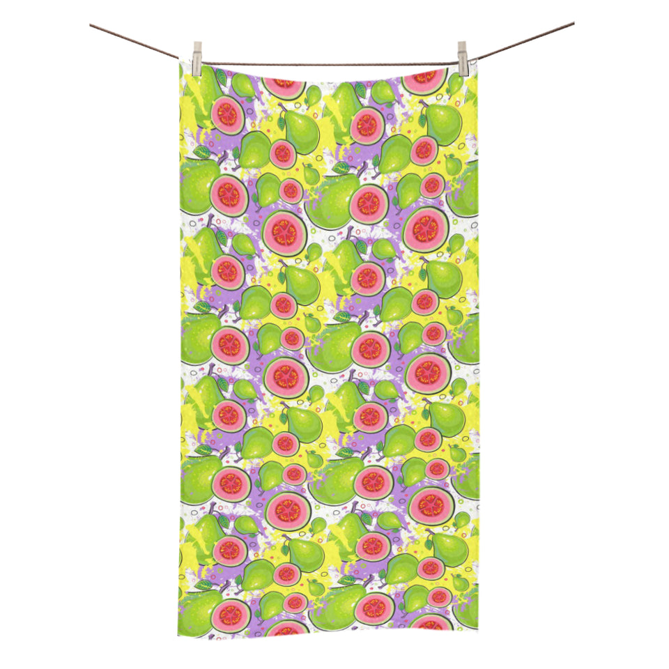 Guava Pattern Bath Towel