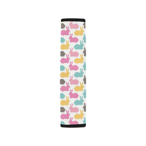 Colorful Rabbit Pattern Car Seat Belt Cover