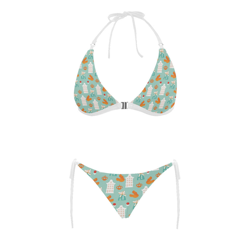 Windmill Pattern Theme Sexy Bikinis Two-Pieces Swimsuits