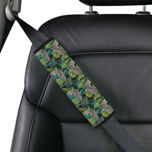 Leopard Leaves Pattern Car Seat Belt Cover