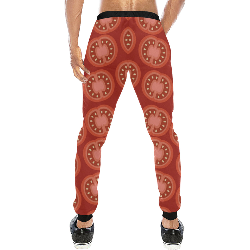 Sliced Tomato Pattern Unisex Casual Sweatpants