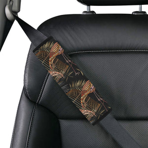 Flamingo Pattern Background Car Seat Belt Cover