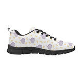 Garlic Pattern Theme Men's Sneakers Black