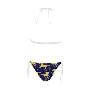 Unicorn Gold Pattern Sexy Bikinis Two-Pieces Swimsuits