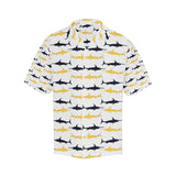 Swordfish Pattern Print Design 05 Men's All Over Print Hawaiian Shirt (Model T58)