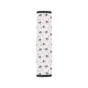 Ostrich Pattern Print Design 03 Car Seat Belt Cover