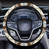 Beagle with Sunglass Pattern Car Steering Wheel Cover